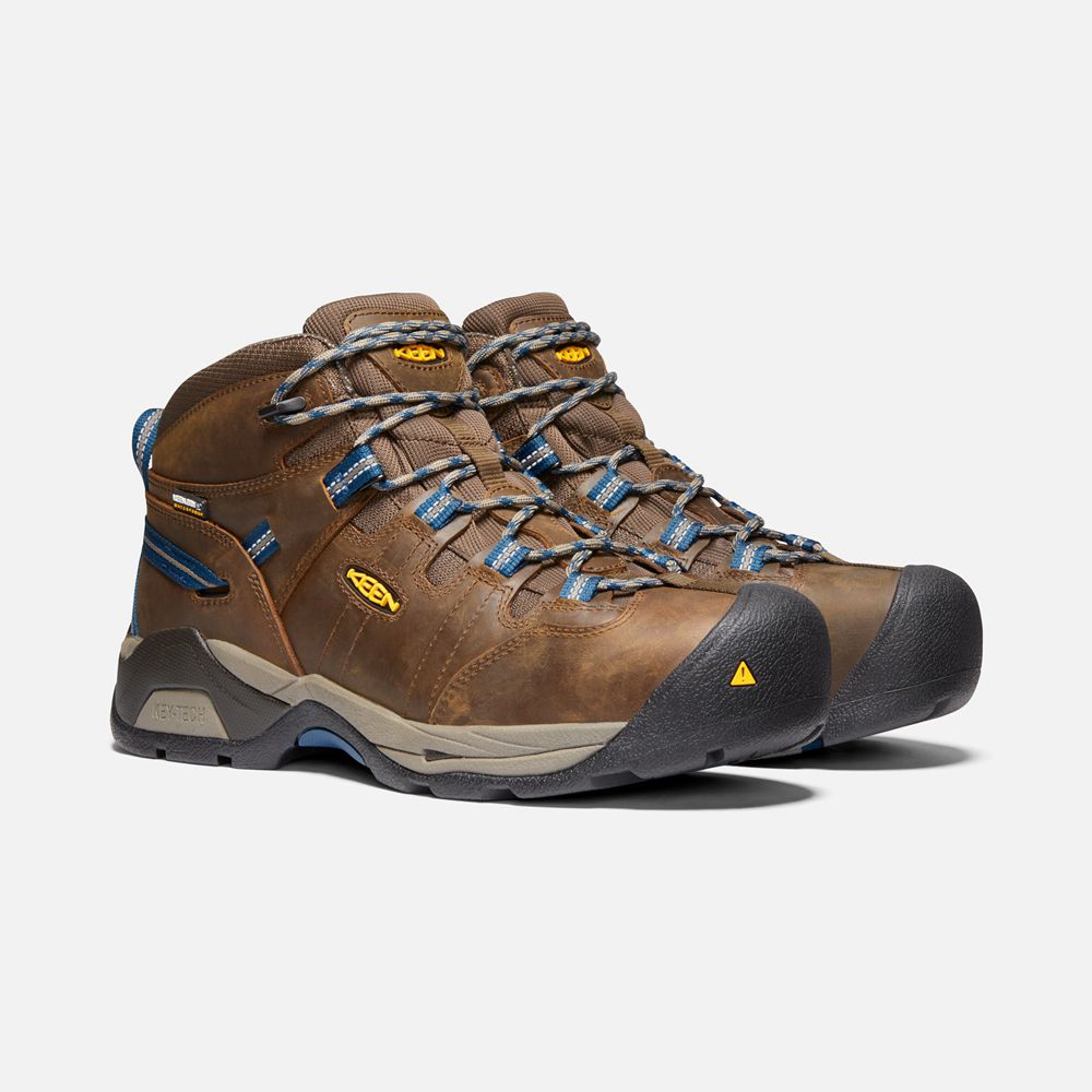 Cizme Keen Romania Barbati Maro Detroit Xt Waterproof (Steel Toe) 1709-PFYNC